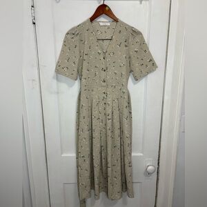 Oak + Fort Button Down Floral Dress